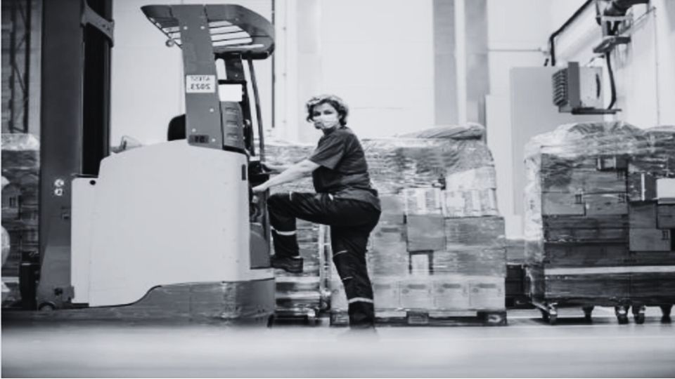 Woman Operations Forklift